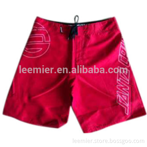 Fashionable and Comfortable Red Men's Fight Surf Beach Shorts